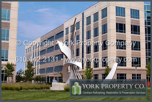 We are experts at cleaning anodized aluminum cladding, professionally restoring anodized aluminum clad panels, refurbishing anodized aluminum curtain wall window mullions, refinishing anodized aluminum building façade panels, maintaining anodized aluminum storefront window frames and repairing damaged anodized aluminum window frames.