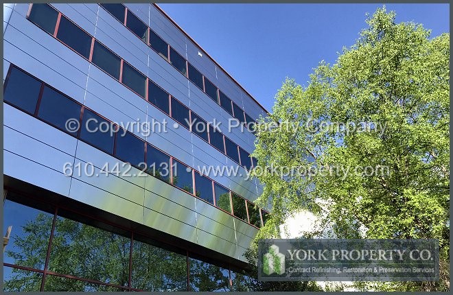 Commercial Caulking Stained Stainless Steel Panel Cleaning