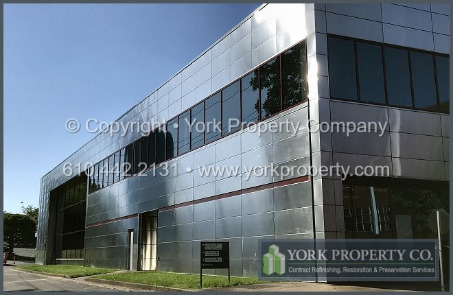 Commercial Caulking Stained Stainless Steel Panel Cleaning